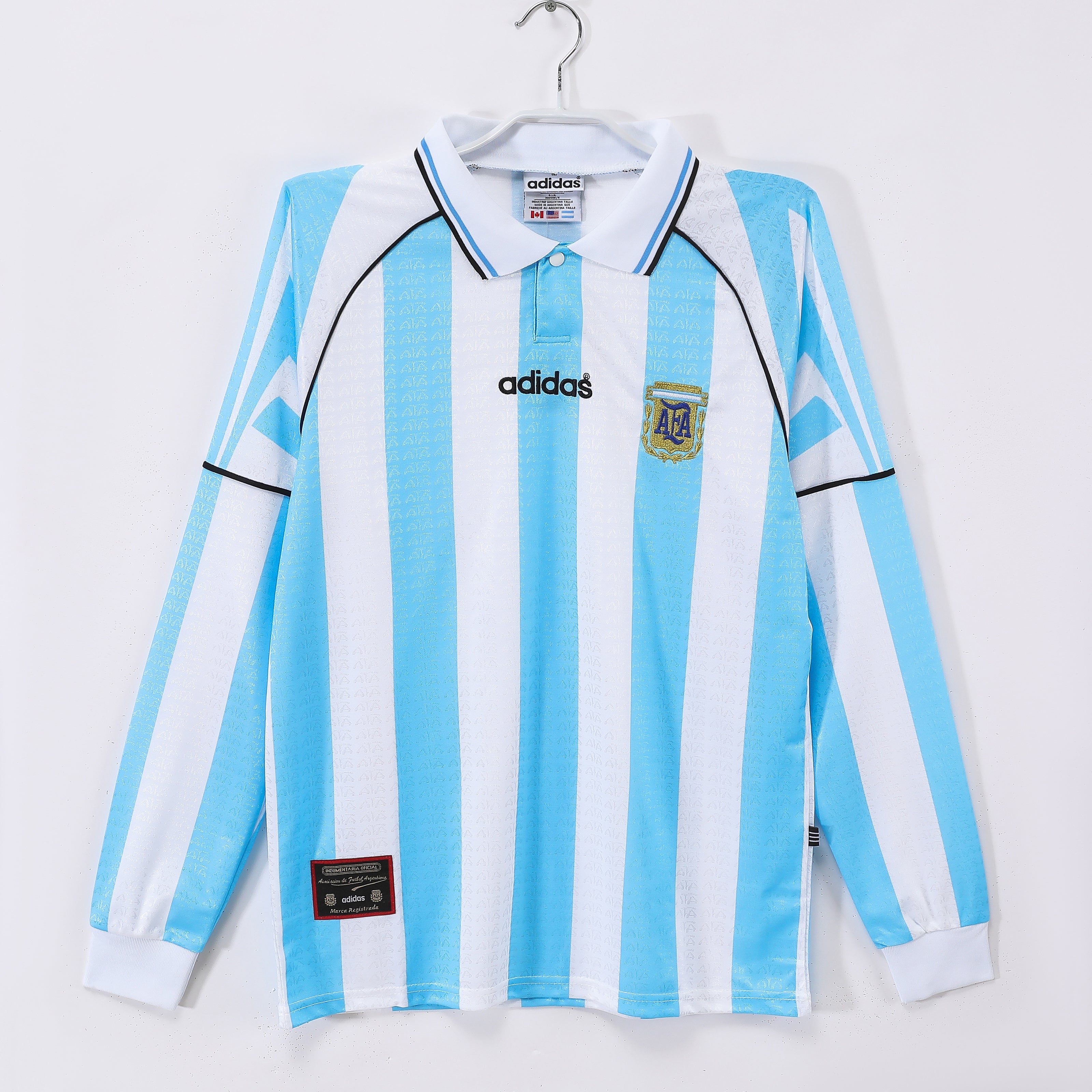 Argentina 1996-97 Retro Manga Larga