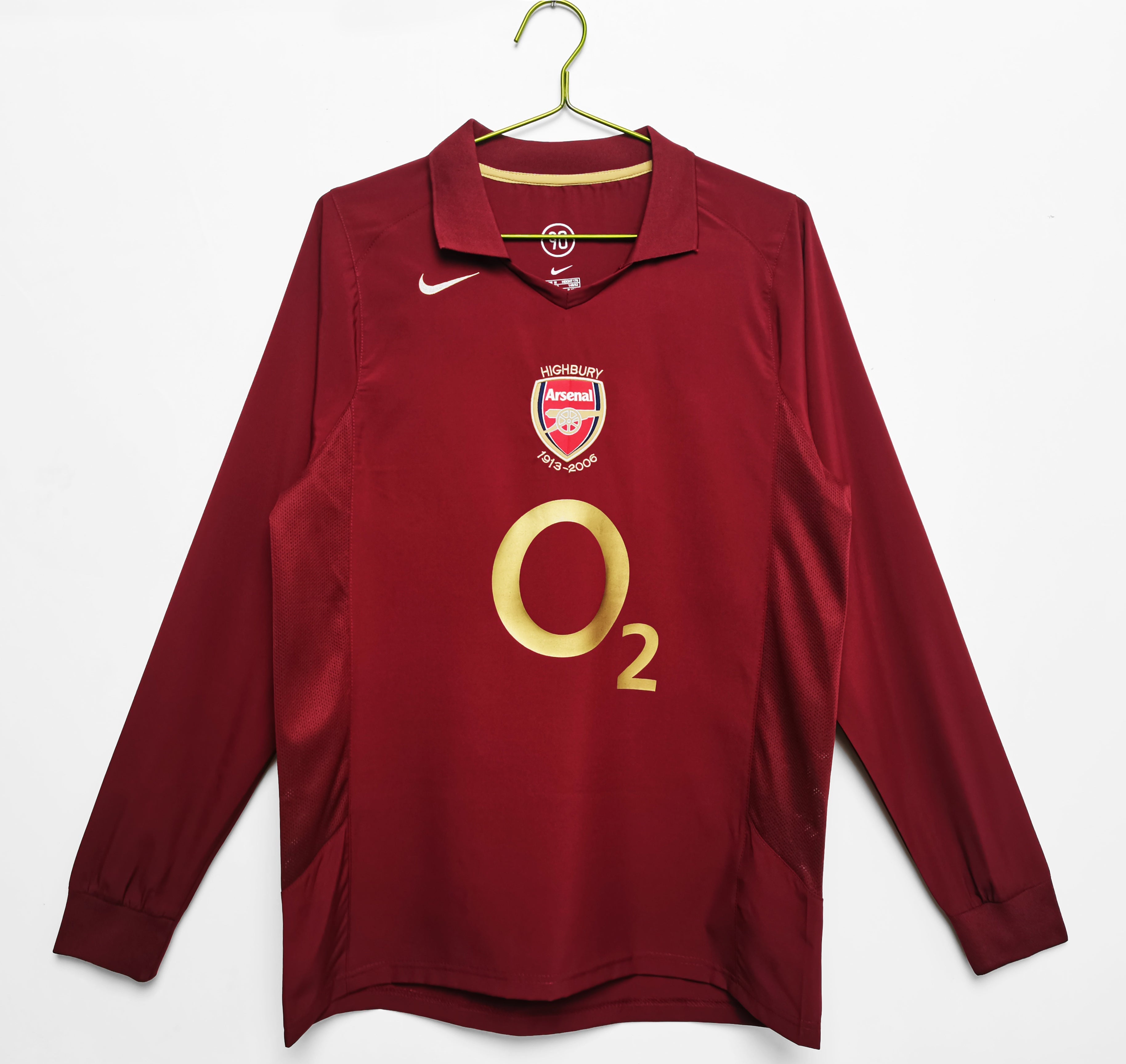 Arsenal 2005-06 Retro Tercera Manga Larga