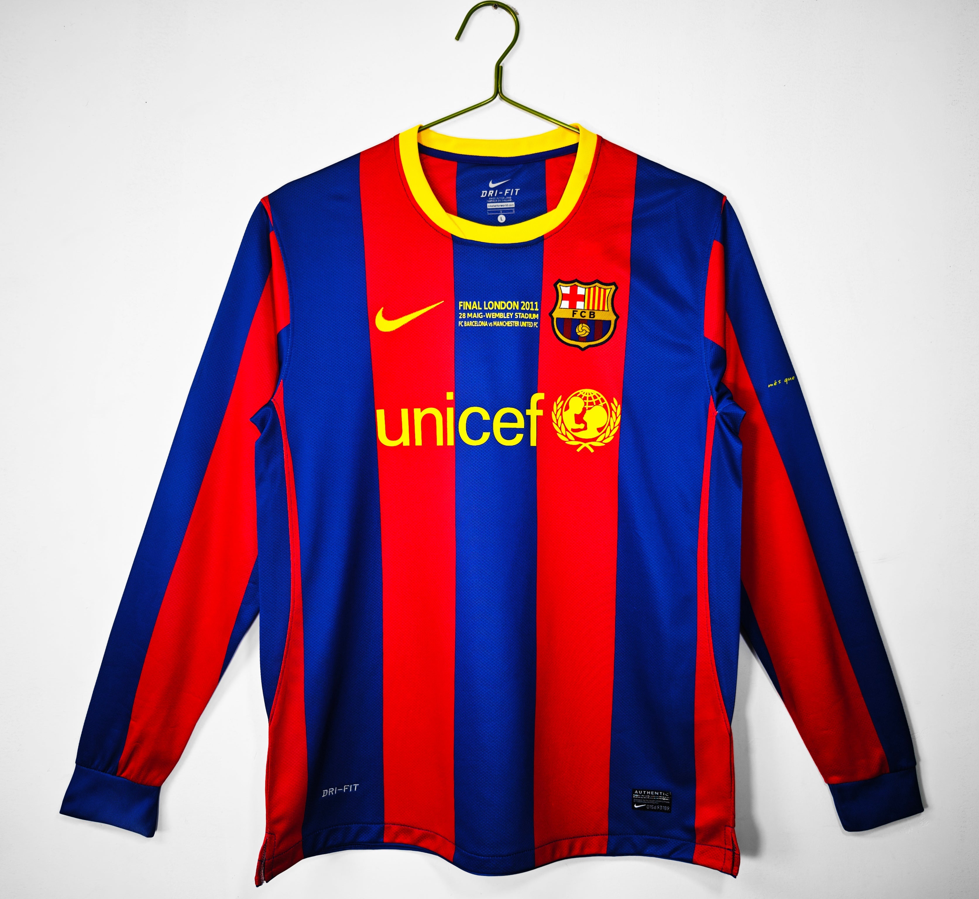 Barça 2011-12 Retro Manga Larga Edición Final