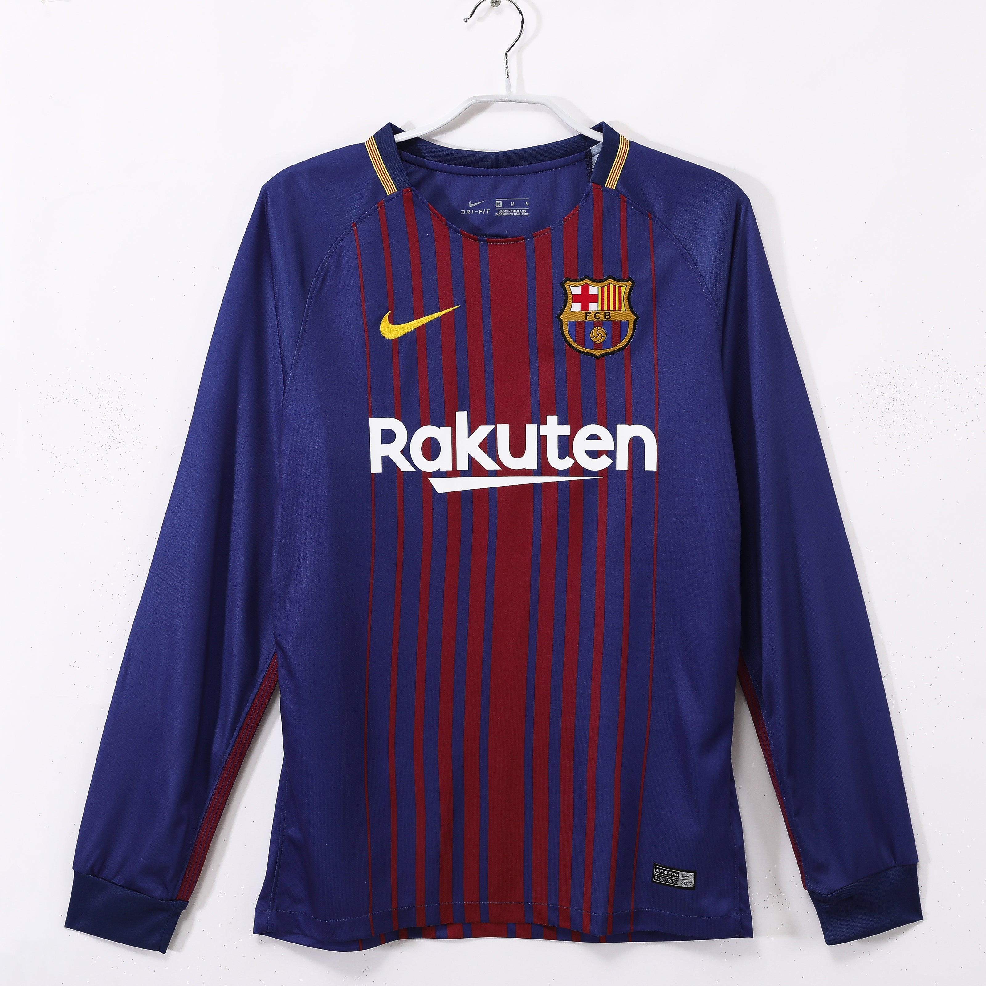 Barça 2017-18 Retro Manga Larga