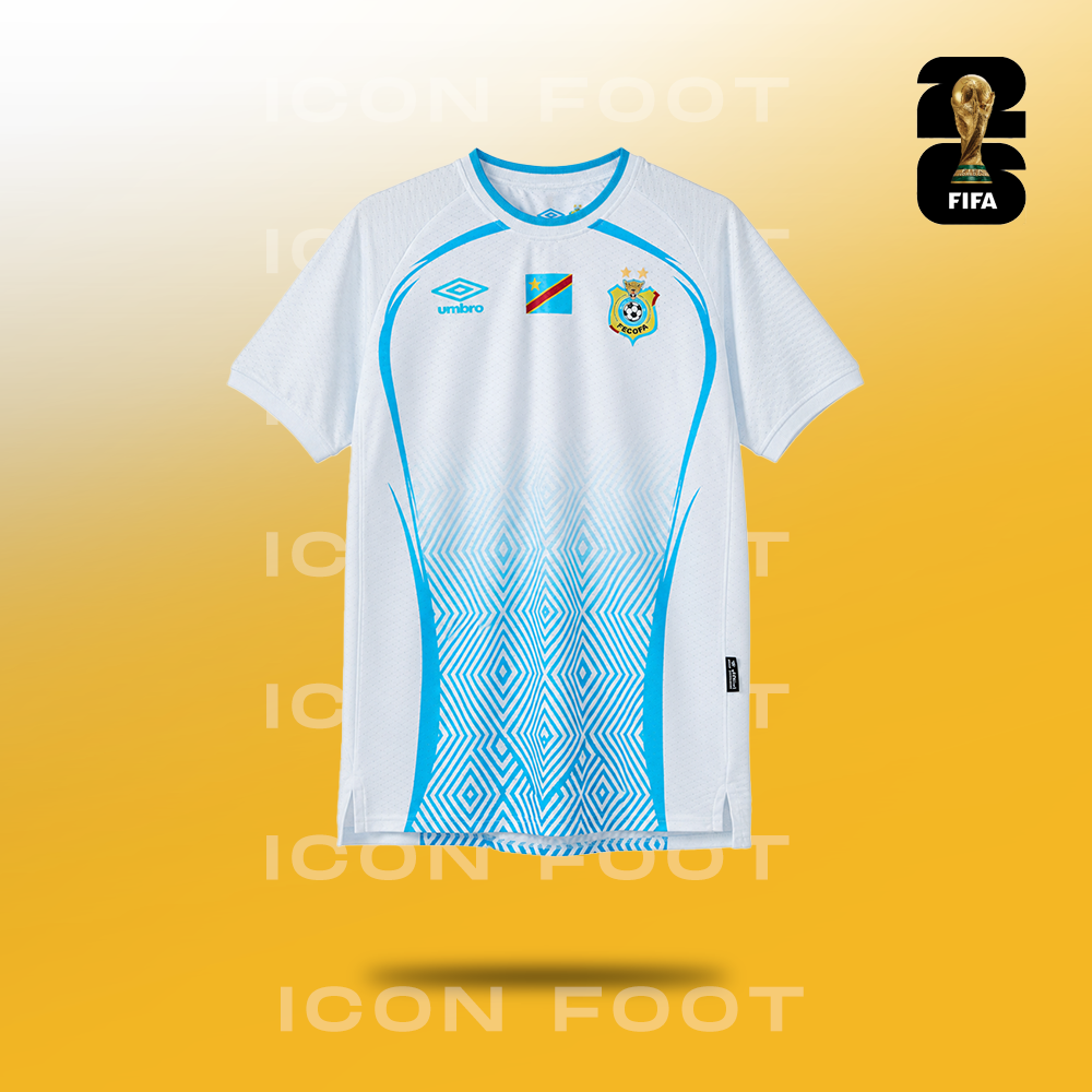Camiseta Visitante de Congo para la Copa del Mundo 2026