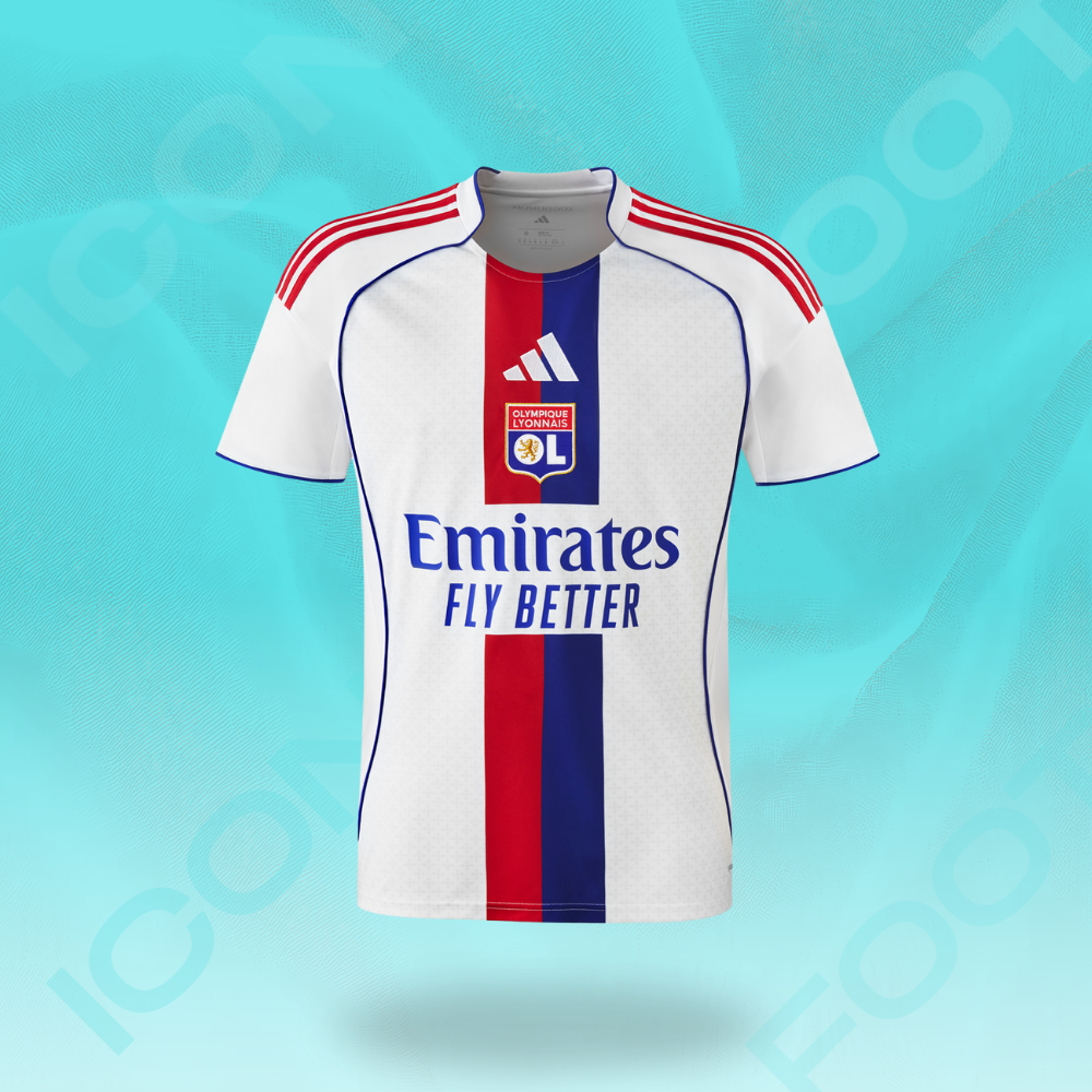 Equipación local del Olympique Lyonnais 2026