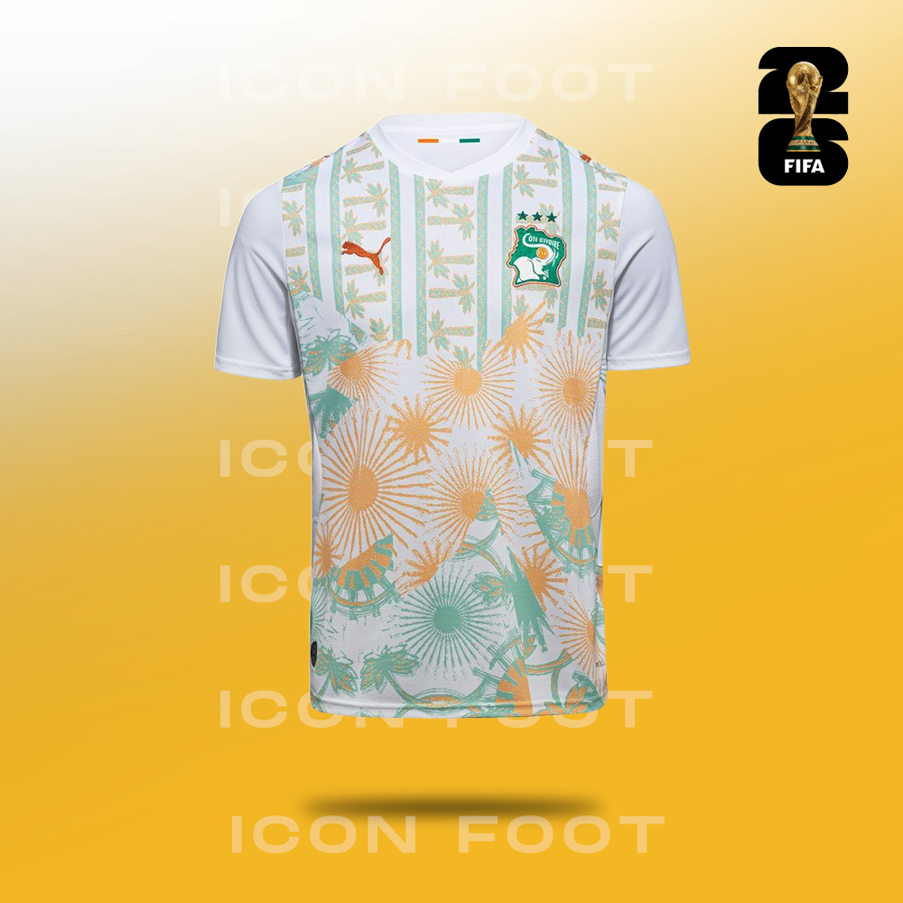 Camiseta Visitante de Costa de Marfil para la Copa del Mundo 2026