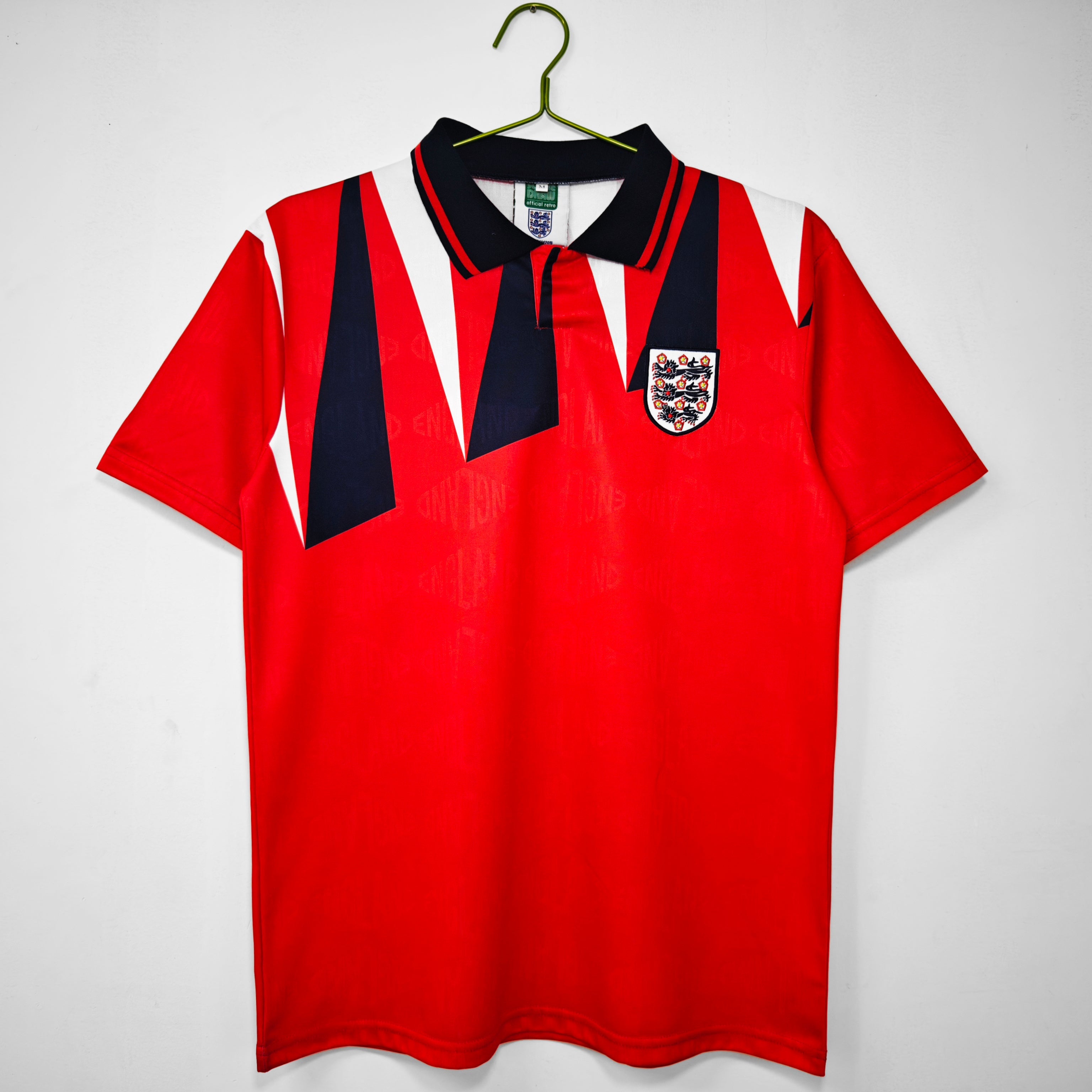 Inglaterra 1992 Retro Visitante