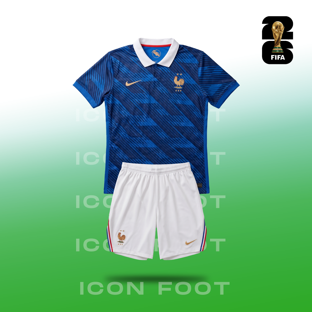Camiseta local de Francia para niño, Copa del Mundo 2026