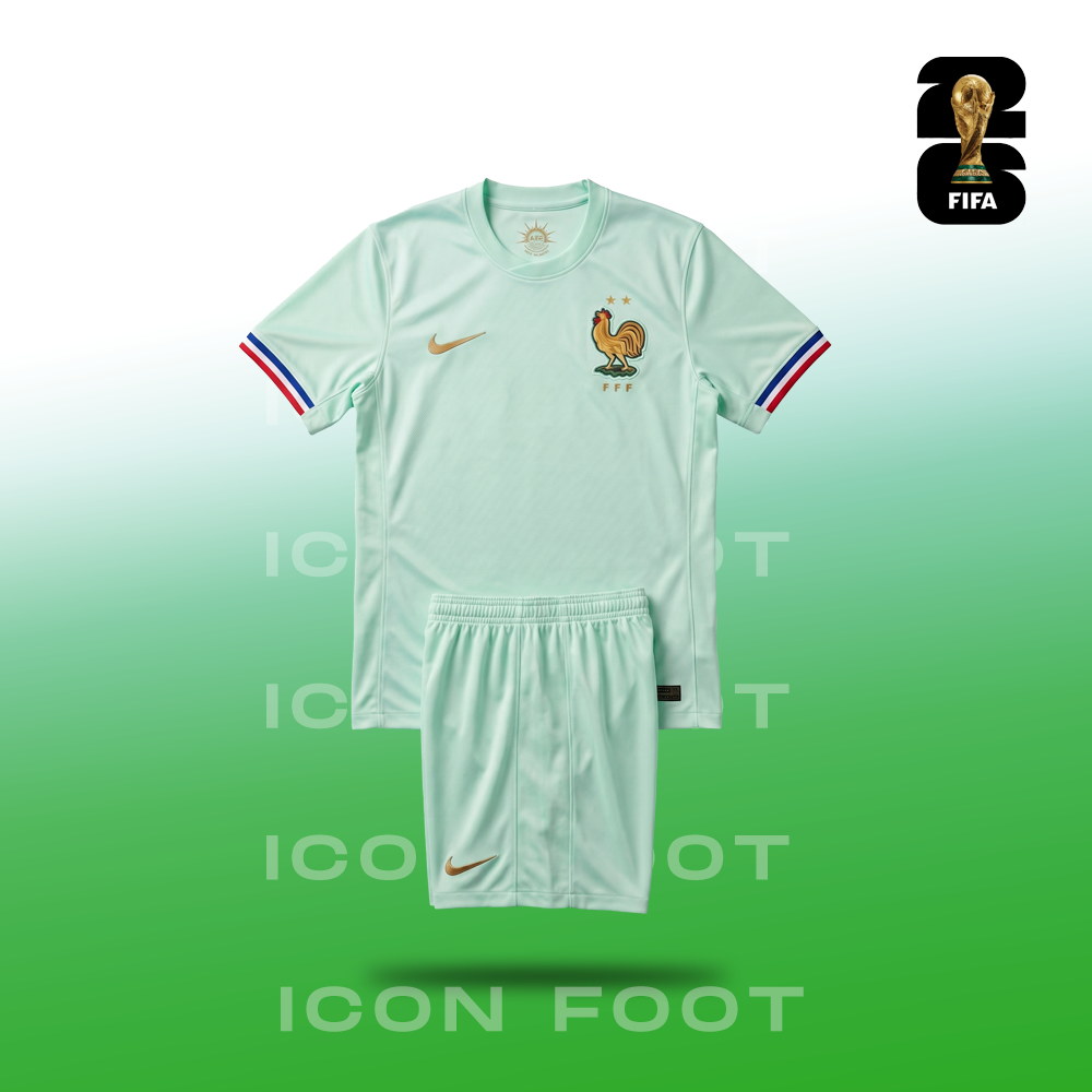 Equipación visitante de Francia 2026 para niño