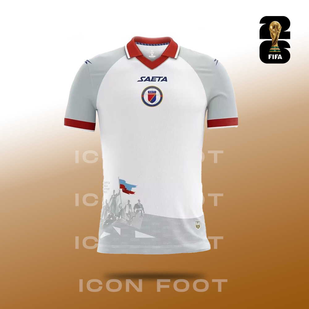 Camiseta Visitante de Haití para la Copa del Mundo 2026