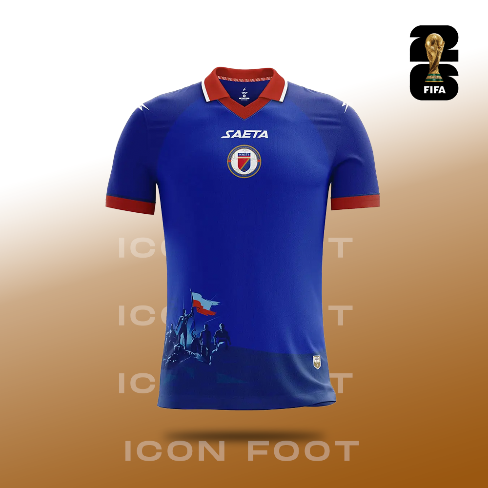Camiseta Local de Haití para la Copa del Mundo 2026