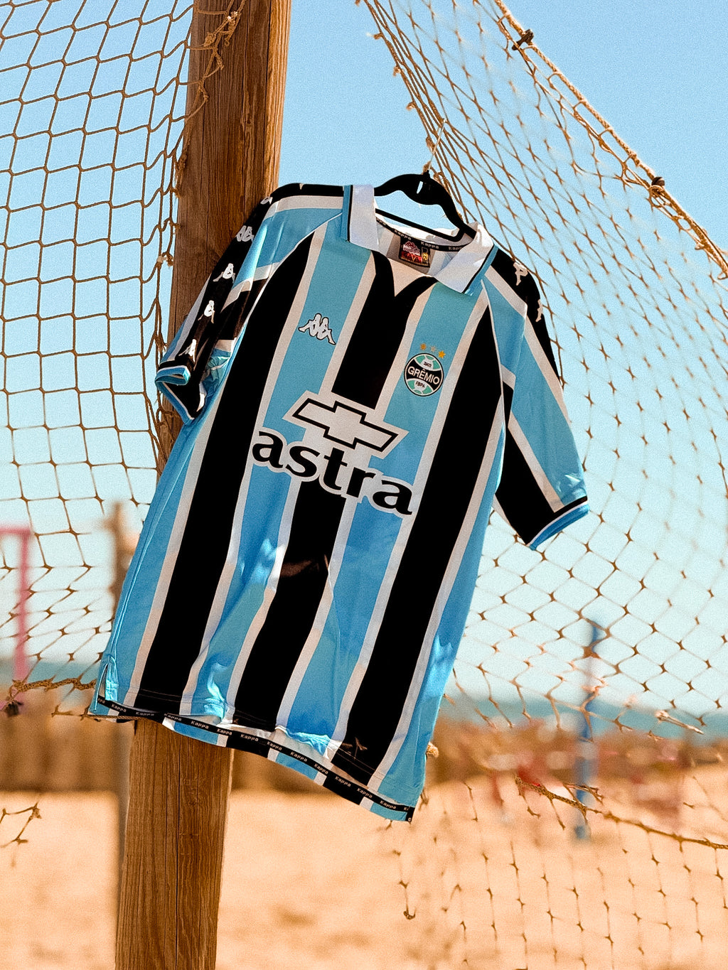 Equipación retro del Grêmio de Porto Alegre 2000-2001