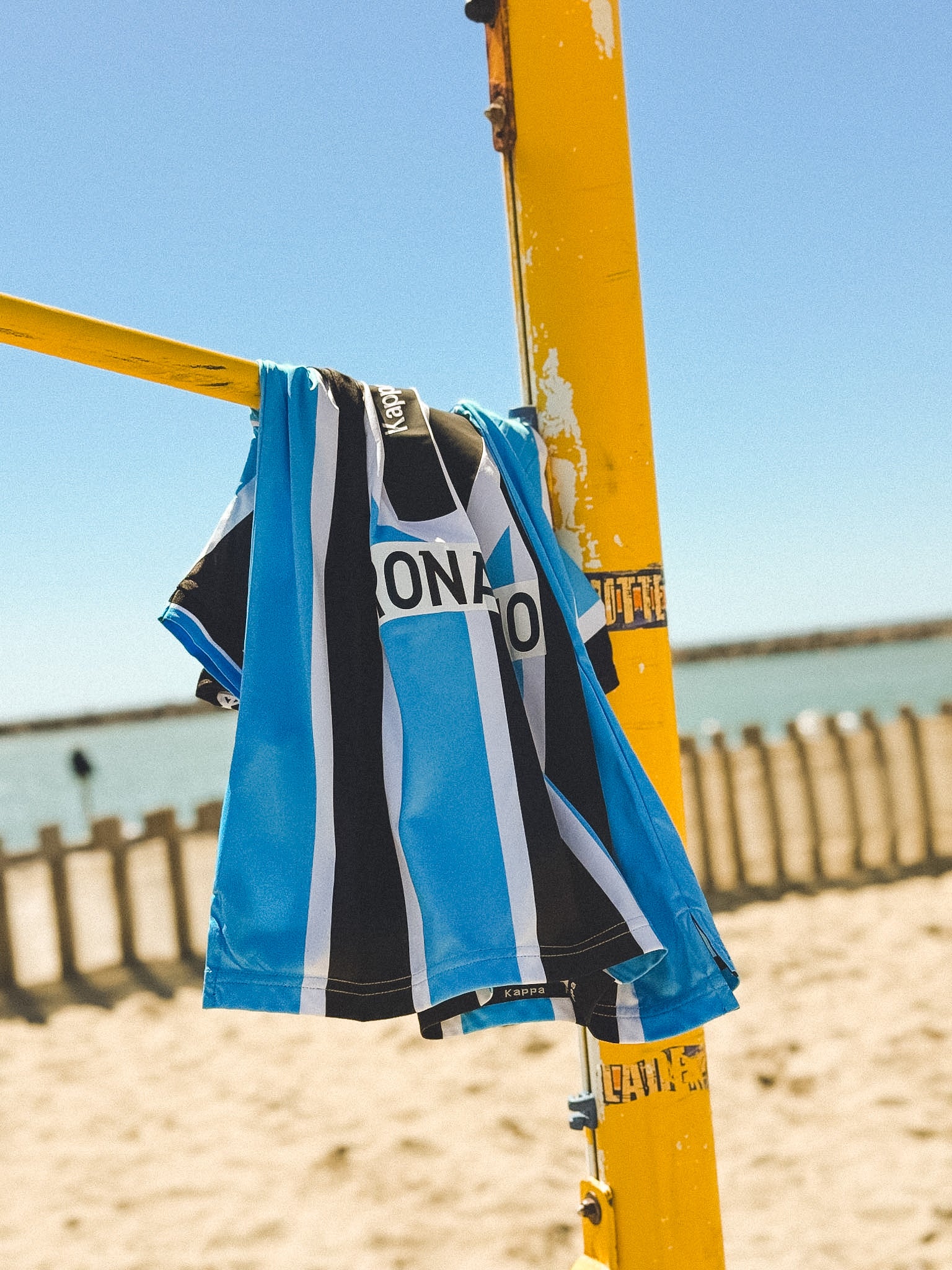 Equipación retro del Grêmio de Porto Alegre 2000-2001
