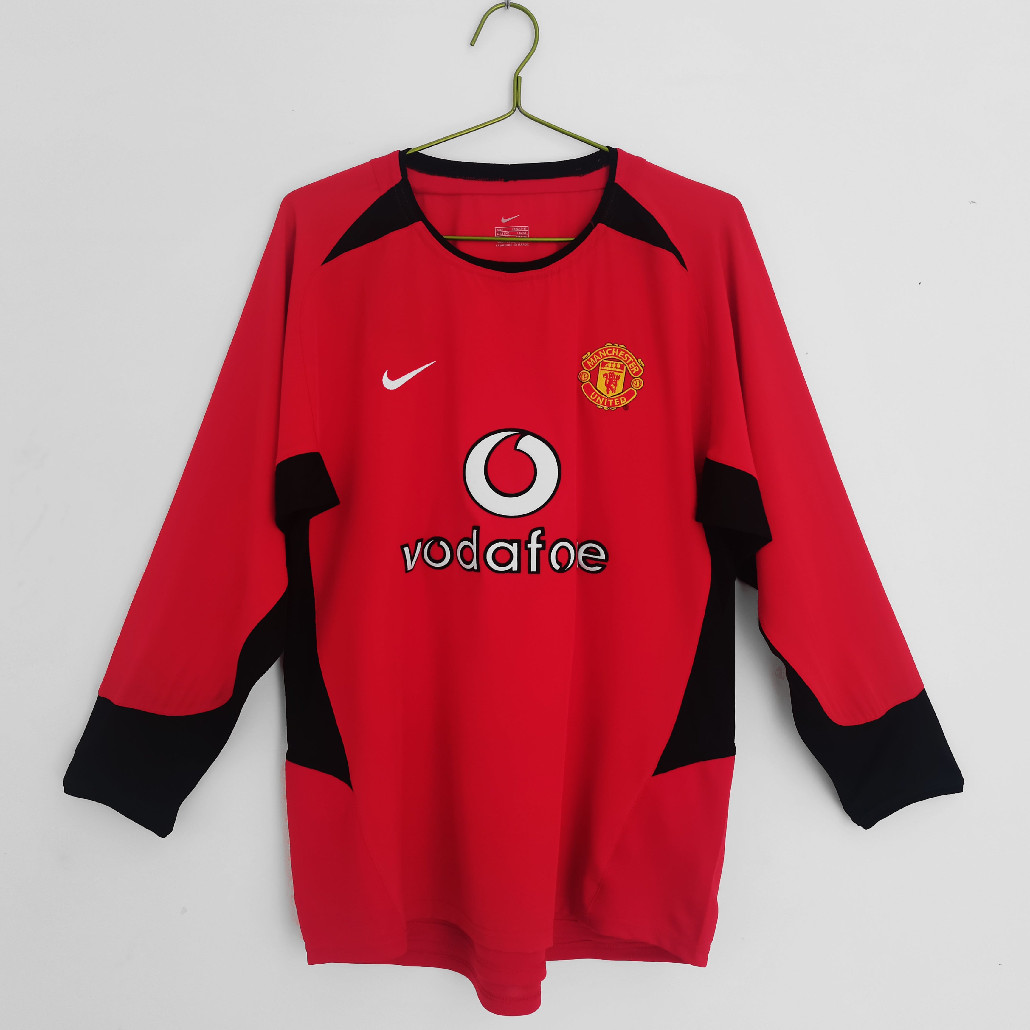 Manchester United 2002 Retro de manga larga