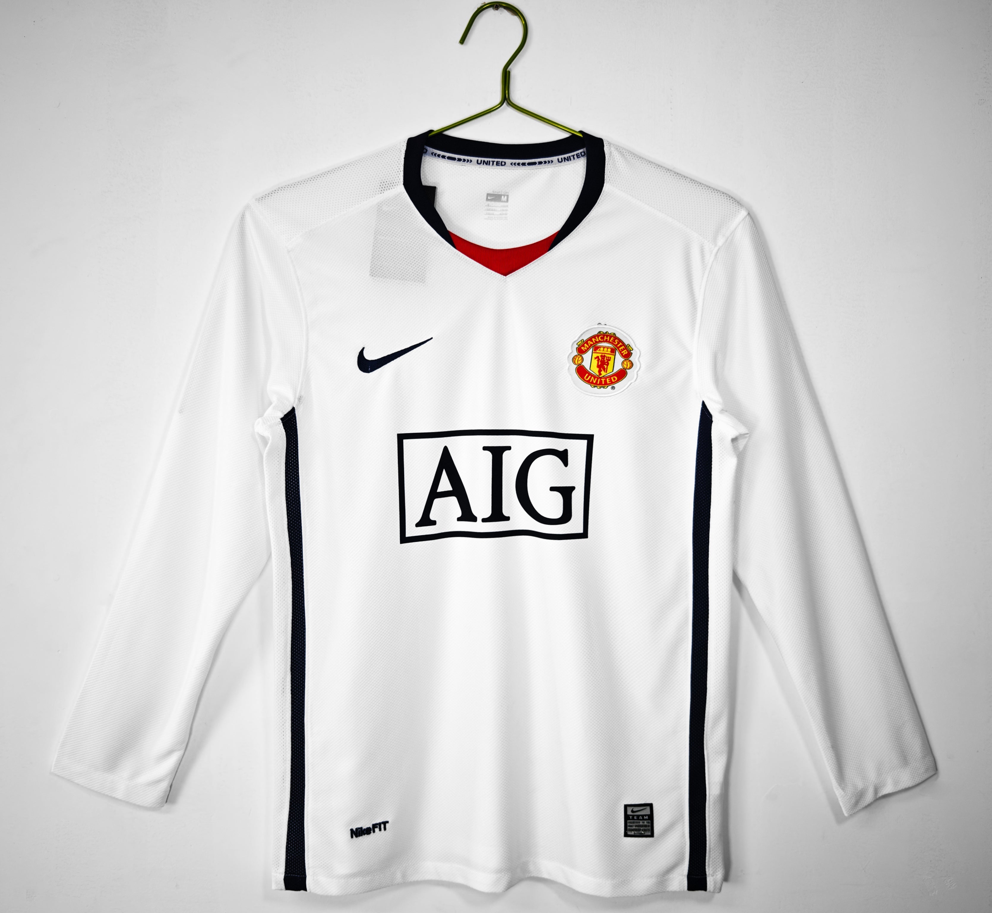 Manchester United 2008 Retro Visitante de manga larga