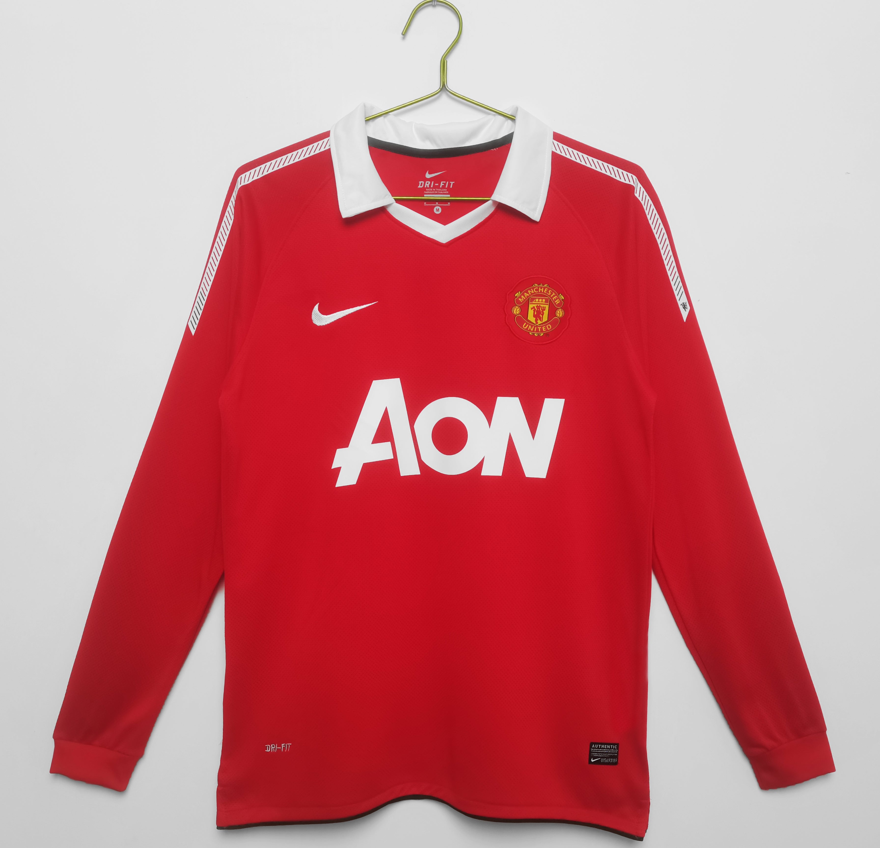 Manchester United 2010 Retro de manga larga
