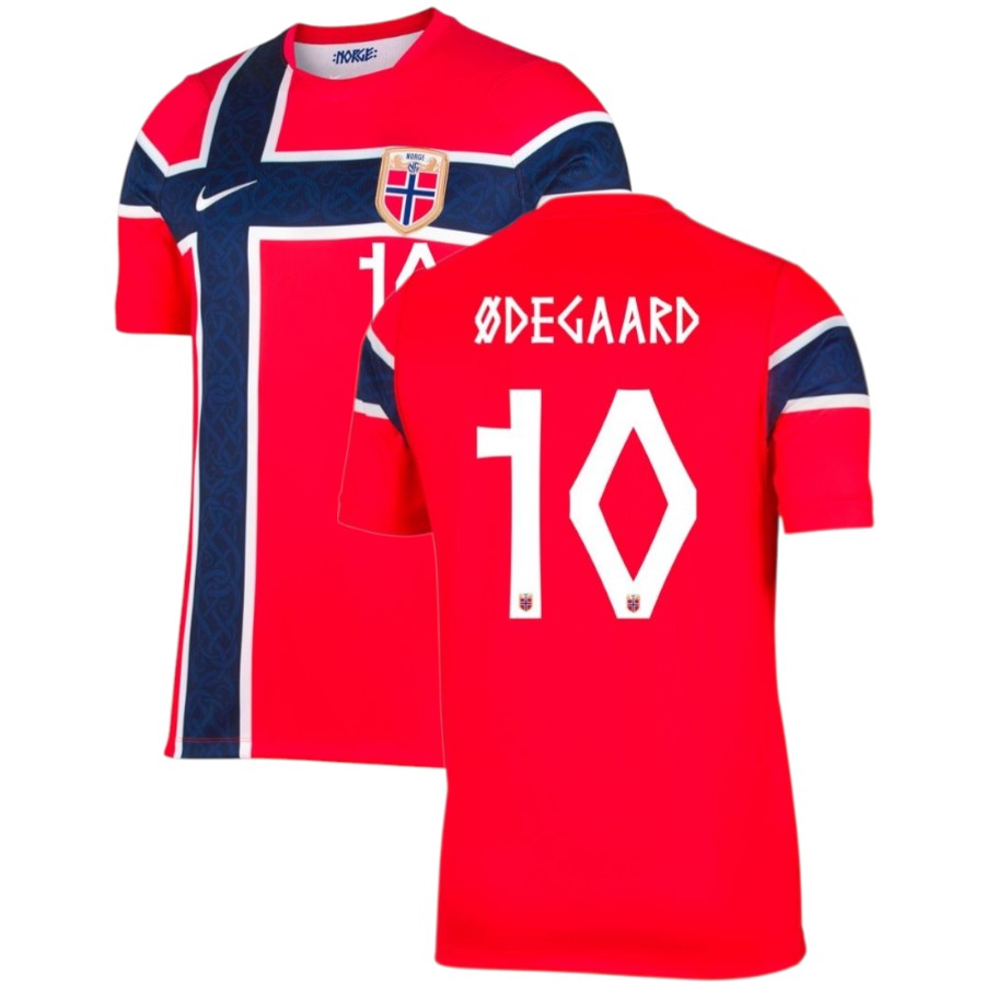 Camiseta local de Noruega para la Copa del Mundo 2026