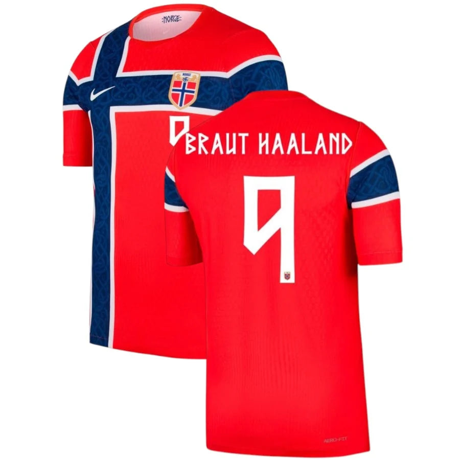 Camiseta local de Noruega para la Copa del Mundo 2026