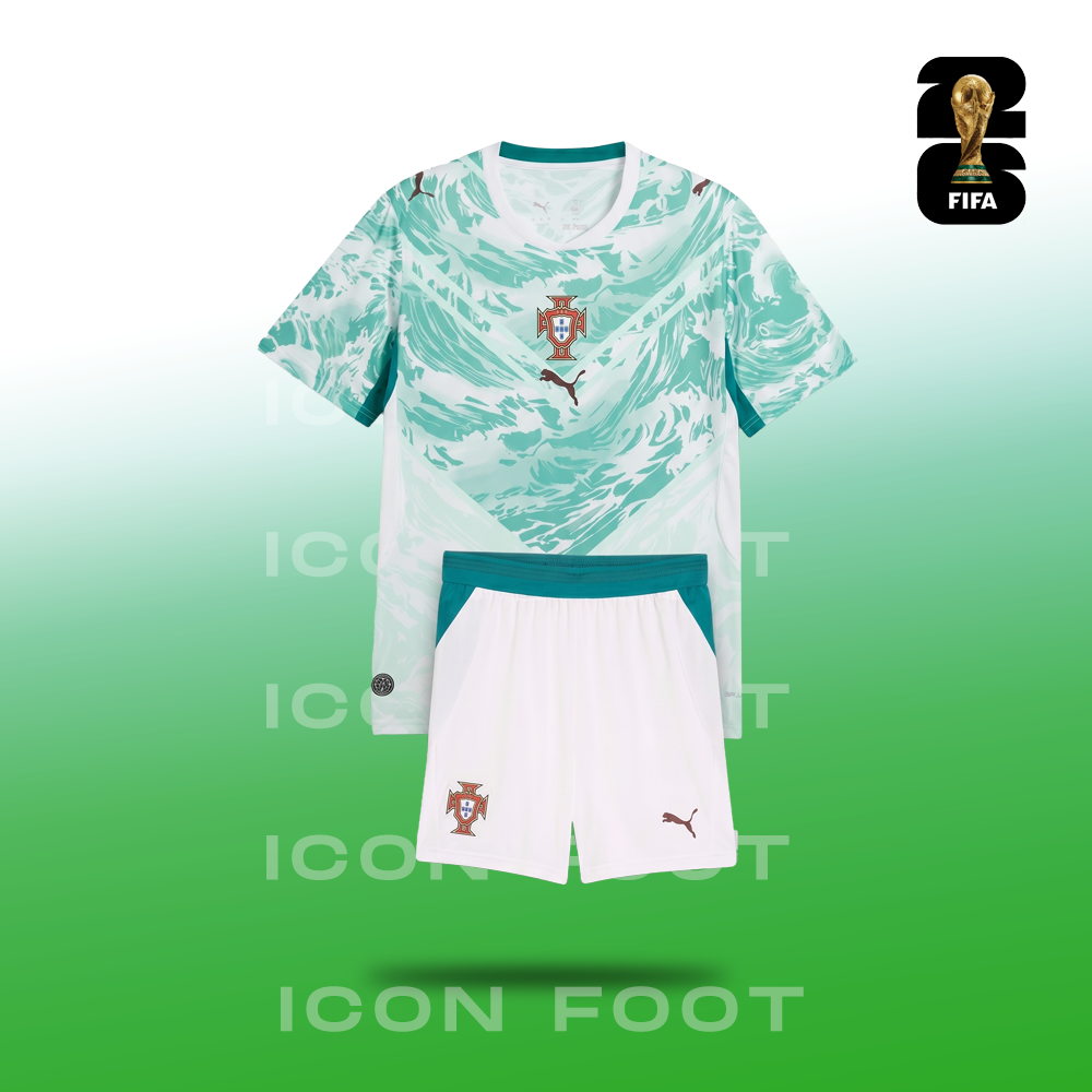 Equipación visitante de Portugal 2026 para niño