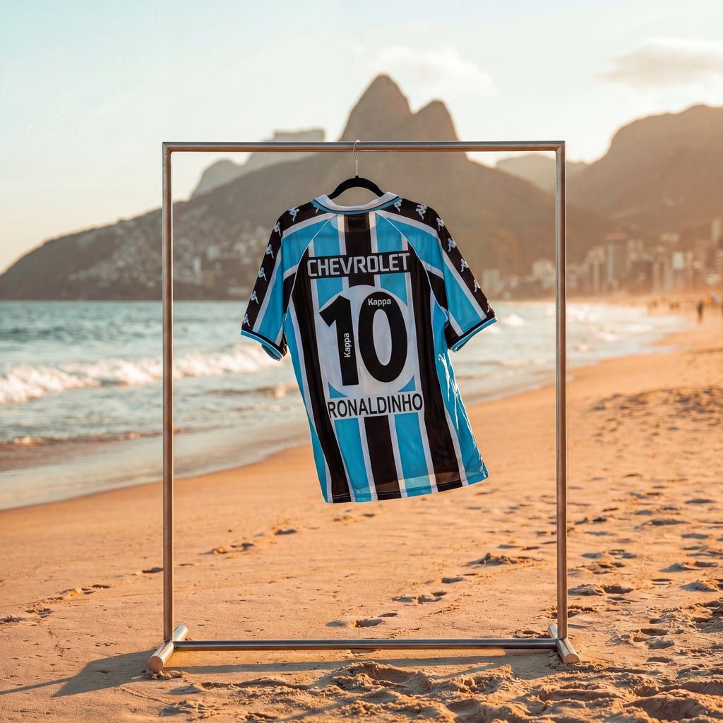 Equipación retro del Grêmio de Porto Alegre 2000-2001