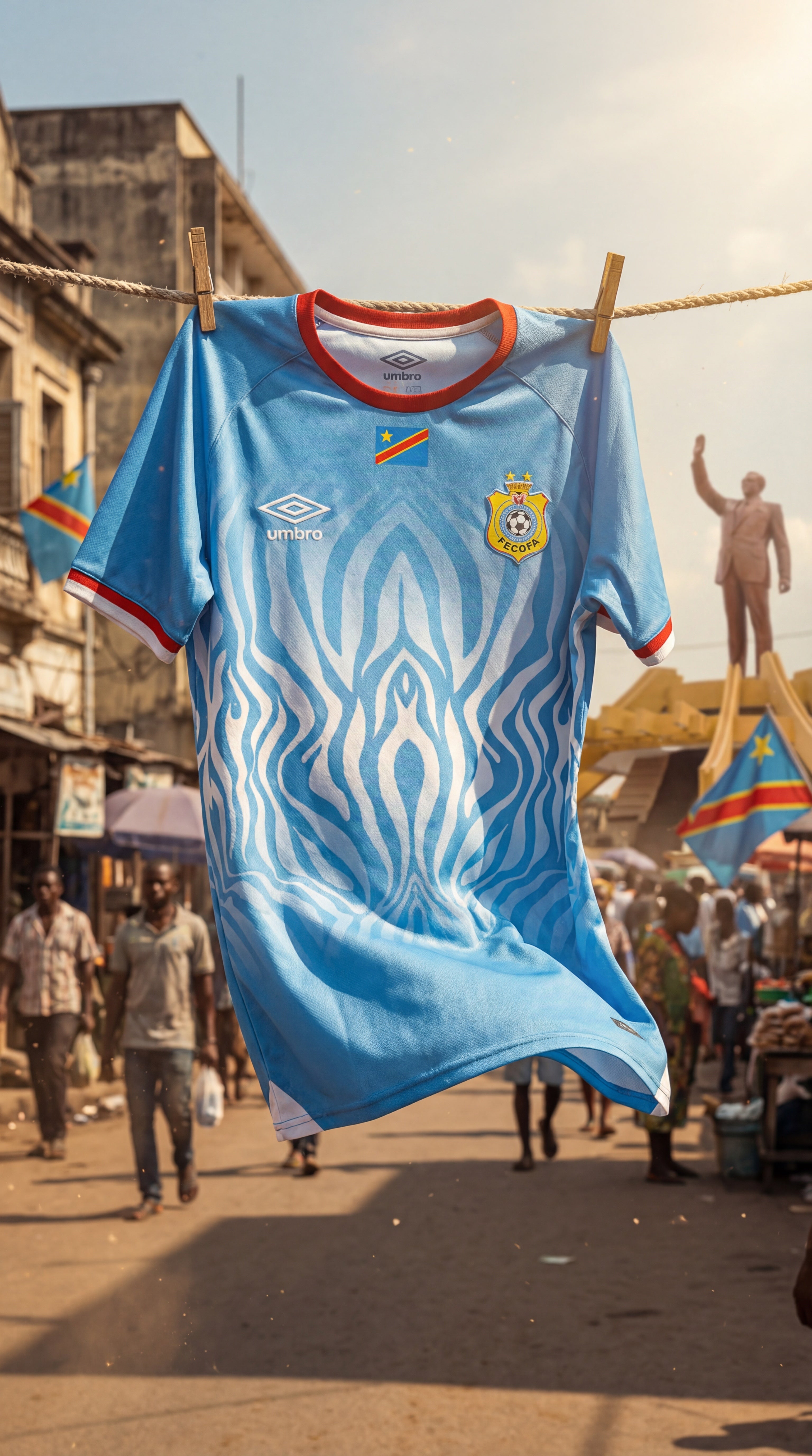Camiseta local de Congo para la Copa del Mundo 2026