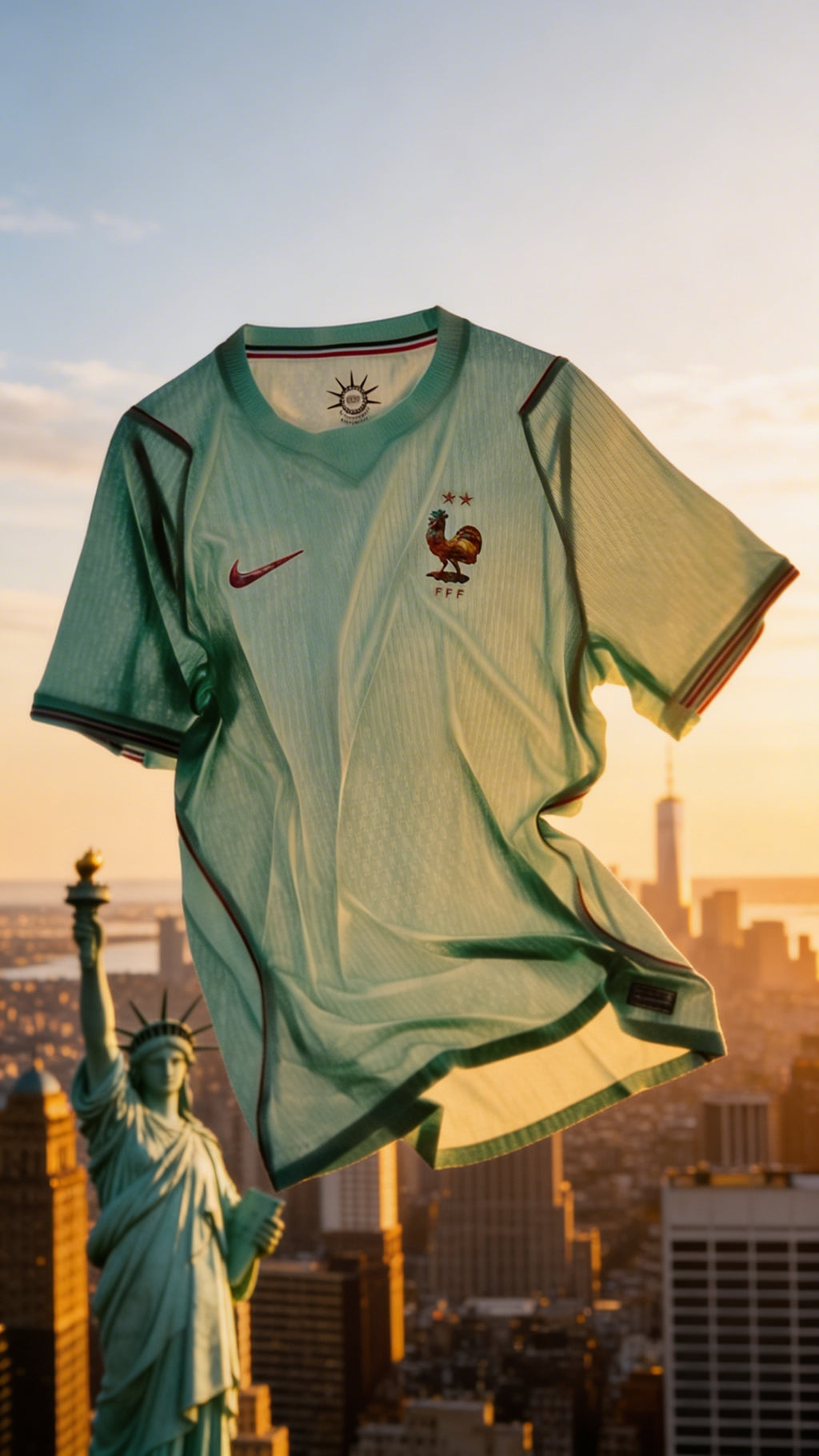 Camiseta visitante de la selección francesa, versión de aficionado, Copa Mundial 2026