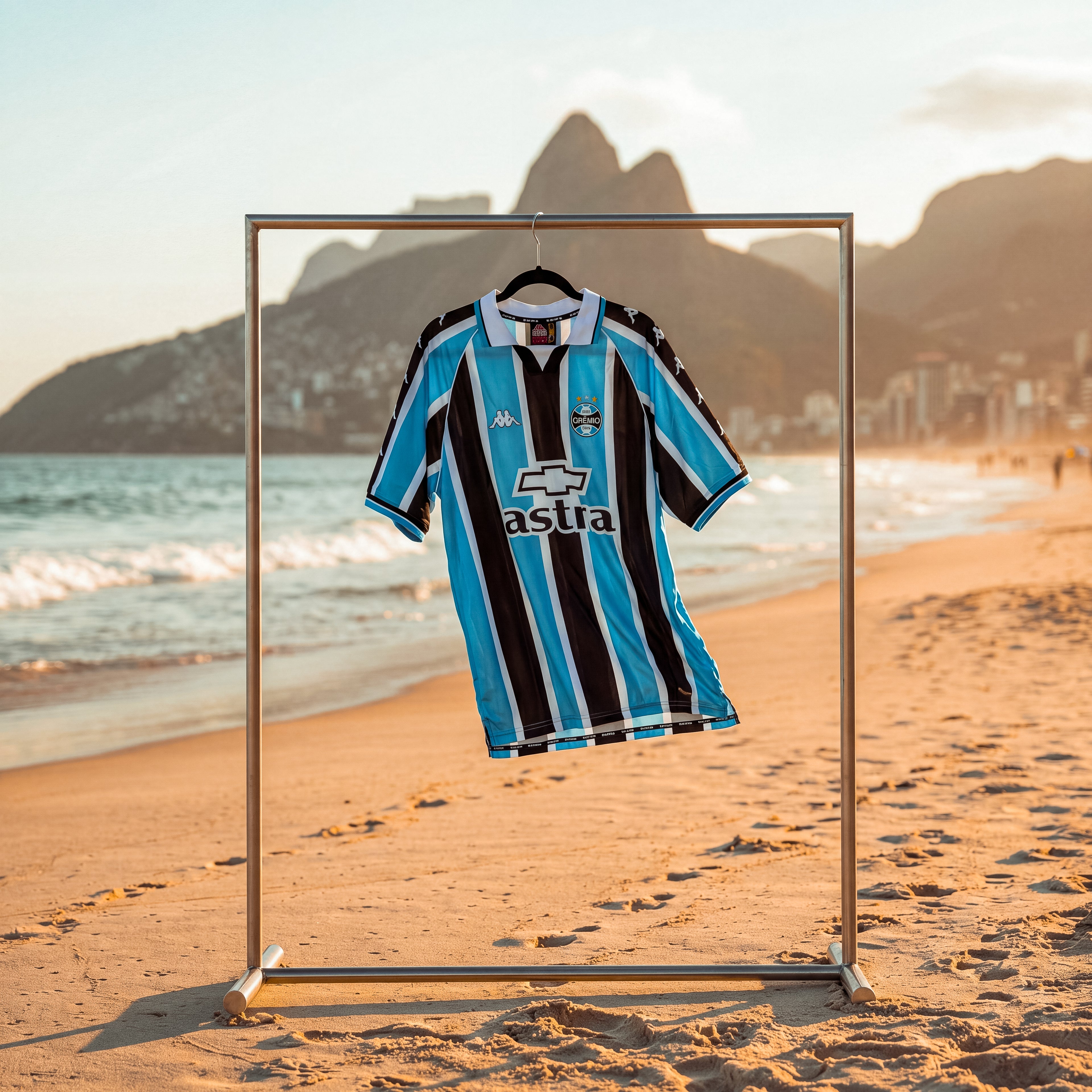 Equipación retro del Grêmio de Porto Alegre 2000-2001